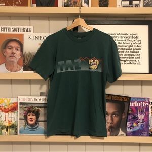 Vintage Single Stitch (1998) Taz Looney Tunes Teal/Green Tee